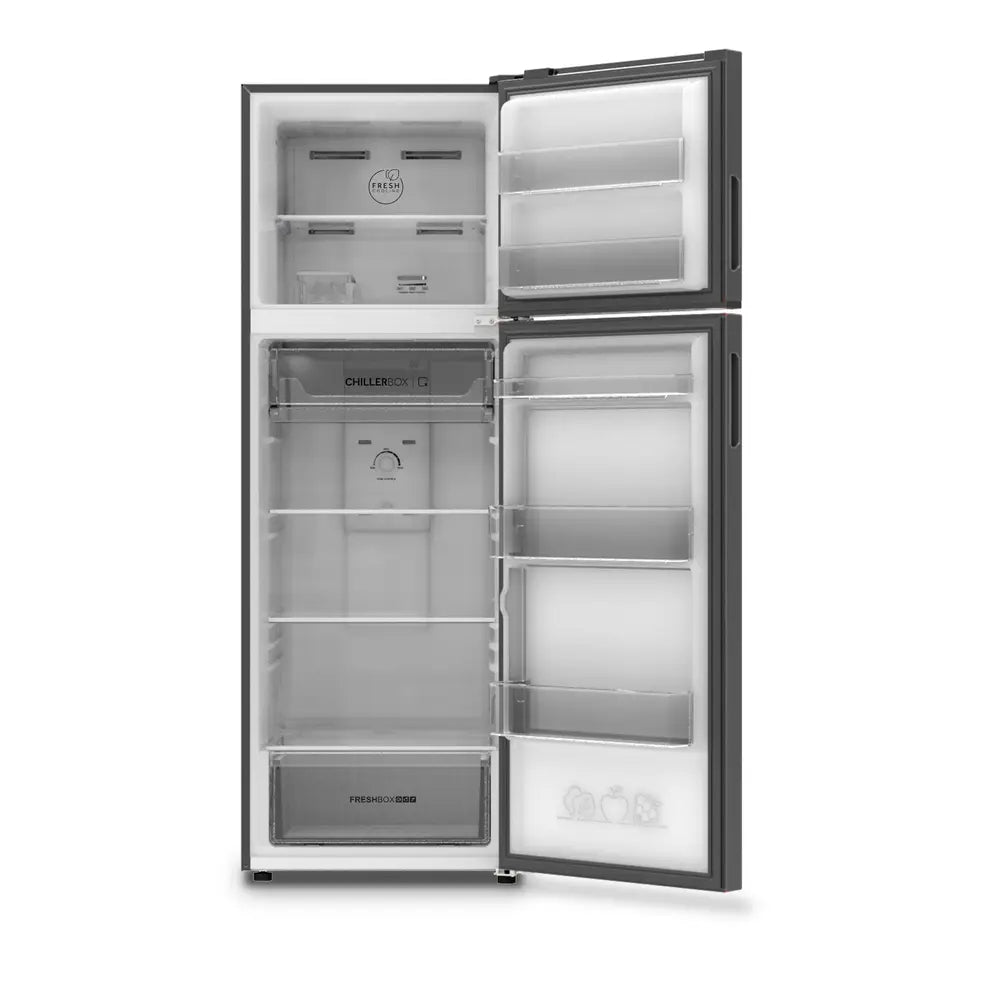 Haier Refrigerator 2 Doors 357 Liter Inverter Black HRF-380TMBM. Haier Refrigerator 2 Doors 357 Liter Inverter Black HRF-380TMBM.
